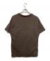 Acne studios (アクネ ストゥディオス) オーバーサイズロゴプリントTシャツ ブラウン サイズ:S：7000円