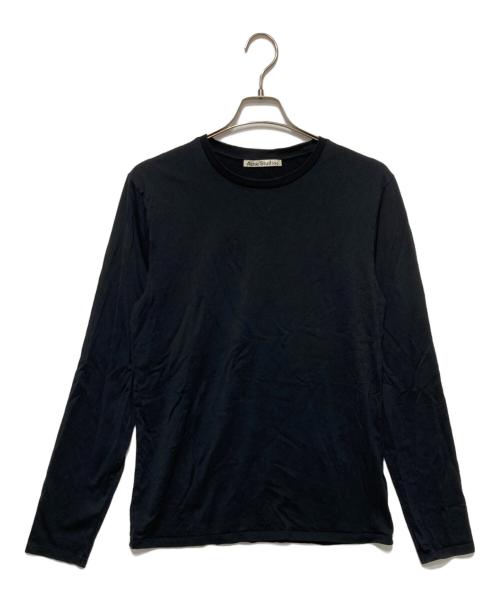 Acne studios（アクネ ストゥディオス）Acne studios (アクネ ストゥディオス) ロングスリーブカットソー ブラック サイズ:Ｍの古着・服飾アイテム