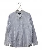 A.P.C.アーペーセー）の古着「バンドカラーシャツ」｜ブルー×ホワイト