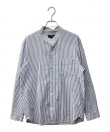 A.P.C.（アーペーセー）の古着「バンドカラーシャツ」｜ブルー×ホワイト