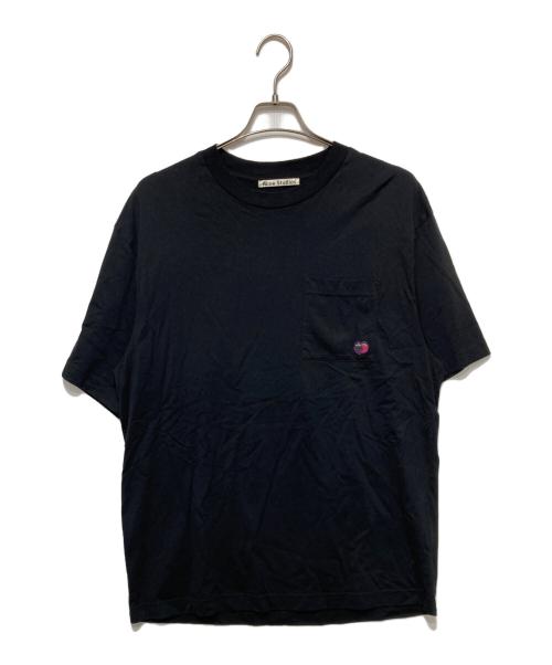 Acne studios（アクネ ストゥディオス）ACNE STUDIOS (アクネ ストゥディオス) ポケットTシャツ ブラック サイズ:Sの古着・服飾アイテム