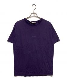 Acne studios（アクネ ストゥディオス）の古着「オーバーサイズロゴプリントTシャツ」｜パープル