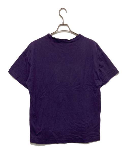 Acne studios（アクネ ストゥディオス）Acne studios (アクネ ストゥディオス) オーバーサイズロゴプリントTシャツ パープル サイズ:Sの古着・服飾アイテム