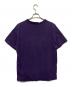 Acne studios (アクネ ストゥディオス) オーバーサイズロゴプリントTシャツ パープル サイズ:S：5000円