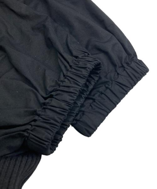 Fano Studios（ファノ ストゥディオズ）Fano Studios (ファノ ストゥディオズ) Puff sleeve knit dress ブラック サイズ:Ｌの古着・服飾アイテム