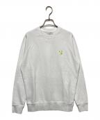 maison kitsuneメゾンキツネ）の古着「FOX刺繍スウェット」｜ホワイト