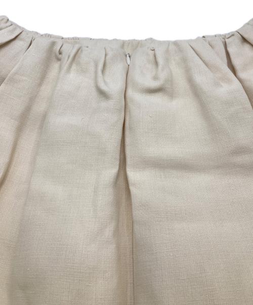 BLAMINK（ブラミンク）BLAMINK (ブラミンク) リネンコットンタイトスカート ベージュ サイズ:36 未使用品の古着・服飾アイテム