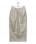BLAMINK（ブラミンク）の古着「リネンコットンタイトスカート」｜ベージュ