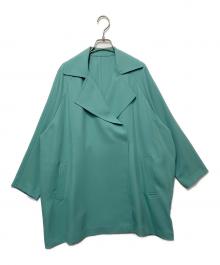 NATURAL BEAUTY BASIC（ナチュラルビューティーベーシック）の古着「ミディトレンチコート」｜グリーン