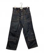 SUGARHILLシュガーヒル）の古着「Classic Double Knee Denim Pants」｜インディゴ