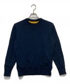LOOPWHEELERループウィラー）の古着「リバーシブルスウェット」｜ネイビー×イエロー