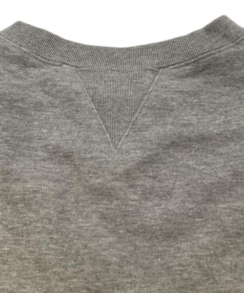 LOOPWHEELER（ループウィラー）LOOPWHEELER (ループウィラー) BEAMS (ビームス) ロゴプリントスウェット グレー サイズ:Ｍの古着・服飾アイテム