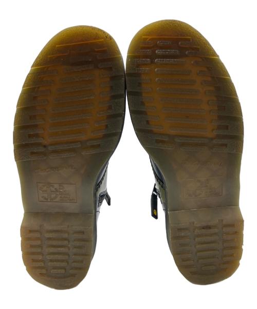 Dr.Martens（ドクターマーチン）Dr.Martens (ドクターマーチン) A BATHING APE (ア ベイシング エイプ) 1460 Zipコラボブーツ ブラック×グリーン サイズ:UK 9の古着・服飾アイテム