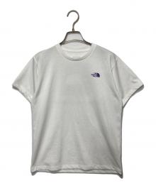 THE NORTH FACE（ザ ノース フェイス）の古着「ショートスリーブバンダナスクエアロゴティー」｜ホワイト