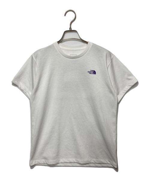 THE NORTH FACE（ザ ノース フェイス）THE NORTH FACE (ザ ノース フェイス) ショートスリーブバンダナスクエアロゴティー ホワイト サイズ:Mの古着・服飾アイテム