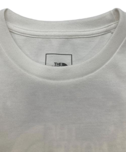 THE NORTH FACE（ザ ノース フェイス）THE NORTH FACE (ザ ノース フェイス) ショートスリーブバンダナスクエアロゴティー ホワイト サイズ:Mの古着・服飾アイテム