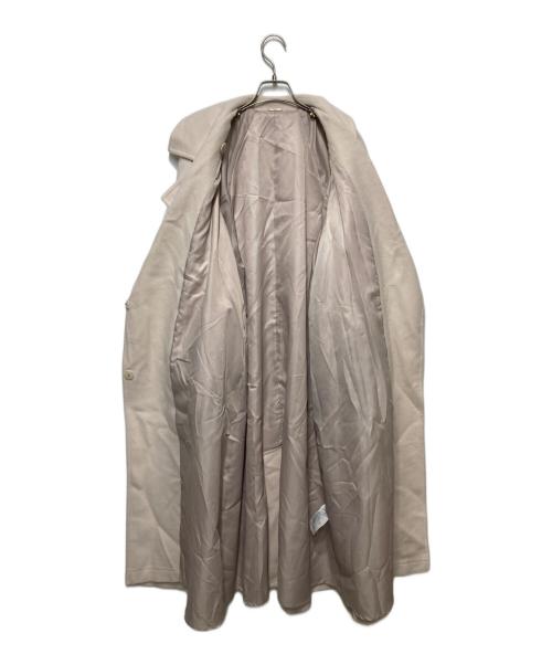 Snidel（スナイデル）Snidel (スナイデル) ウールカシミヤスタンドカラーコート アイボリーの古着・服飾アイテム