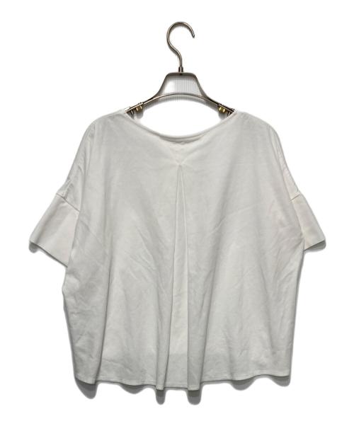 JOURNAL STANDARD relume（ジャーナルスタンダード レリューム）JOURNAL STANDARD relume (ジャーナルスタンダード レリューム) ADDICTポンチクルーネックタックプルオーバー ホワイト サイズ:FREEの古着・服飾アイテム