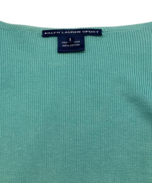 RALPH LAUREN SPORT（ラルフローレン スポーツ）RALPH LAUREN SPORT (ラルフローレン スポーツ) コットンカーディガン スカイブルー サイズ:Sの古着・服飾アイテム