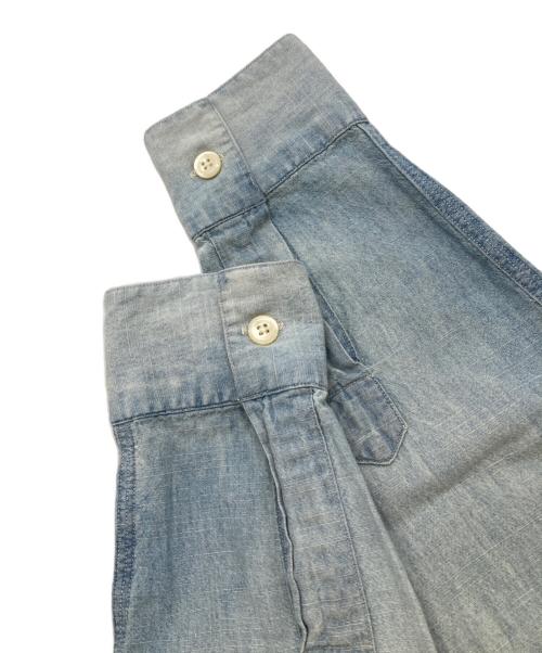 POLO RALPH LAUREN（ポロ・ラルフローレン）POLO RALPH LAUREN (ポロ・ラルフローレン) 90S ポケットシャツ ブルー サイズ:Sの古着・服飾アイテム
