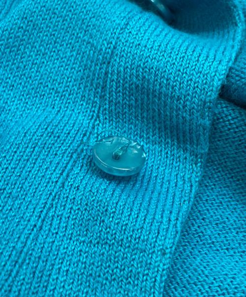 JOHN SMEDLEY（ジョンスメドレー）JOHN SMEDLEY (ジョンスメドレー) ニットポロシャツ スカイブルー サイズ:Lの古着・服飾アイテム