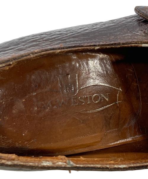 J.M.WESTON（ジェイエムウエストン）J.M.WESTON (ジェイエムウエストン) モンクストラップシューズ ブラウン サイズ:6 1/2の古着・服飾アイテム