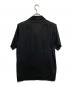 ETHOSENS (エトセンス) EMBOSSES OPEN COLLAR SHIRT ブラック サイズ:2：6000円