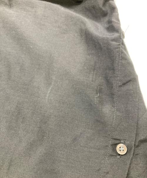 YOKE（ヨーク）YOKE (ヨーク) シルク混オープンカラーシャツ ブラック サイズ:Sの古着・服飾アイテム