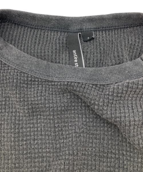 entire studios（エンタイアスタジオ）entire studios (エンタイアスタジオ) THERMAL LONG SLEEVE グレー サイズ:Sの古着・服飾アイテム