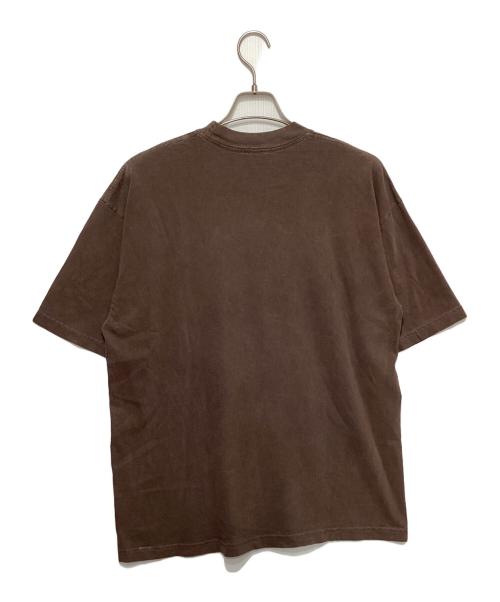 BRICKS&WOOD（ブリックス＆ウッド）BRICKS&WOOD (ブリックス＆ウッド) ロゴ刺繍Tシャツ ブラウン サイズ:Ｌ 未使用品の古着・服飾アイテム