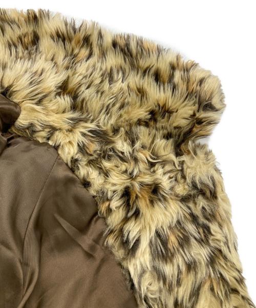 ROSE BUD（ローズバッド）ROSE BUD (ローズバッド) フェイクファーショートコート ベージュ サイズ:Fの古着・服飾アイテム