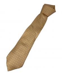 Salvatore Ferragamo（サルヴァトーレ フェラガモ）の古着「シルクネクタイ」｜イエロー