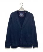 BLUE BLUEブルーブルー）の古着「藍染めカーディガン」｜インディゴ