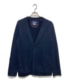 BLUE BLUE（ブルーブルー）の古着「藍染めカーディガン」｜インディゴ