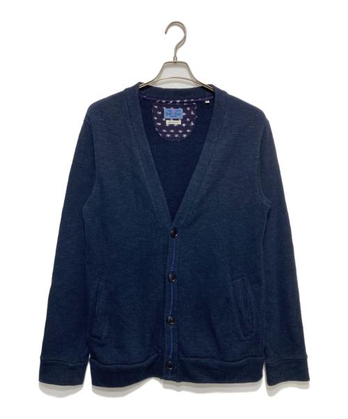 BLUE BLUE（ブルーブルー）BLUE BLUE (ブルーブルー) 藍染めカーディガン インディゴ サイズ:3の古着・服飾アイテム