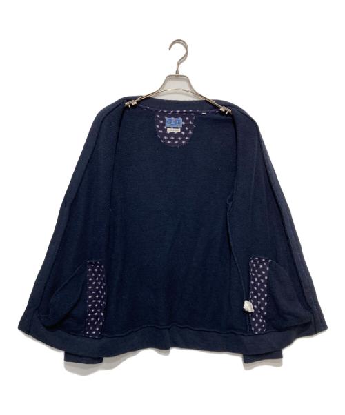 BLUE BLUE（ブルーブルー）BLUE BLUE (ブルーブルー) 藍染めカーディガン インディゴ サイズ:3の古着・服飾アイテム