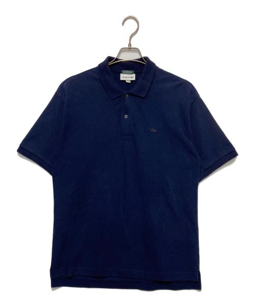 LACOSTE（ラコステ）LACOSTE (ラコステ) 別注 ヘビーピケポロシャツ ネイビー サイズ:Lの古着・服飾アイテム