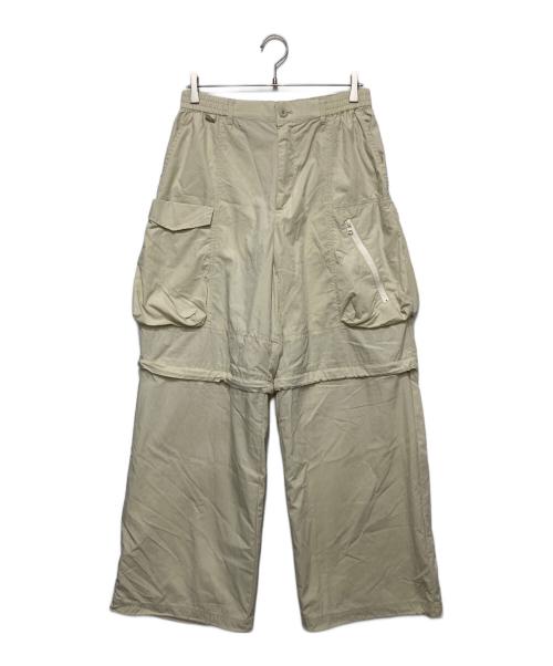 null（ヌル）null (ヌル) カーゴパンツ アイボリー サイズ:Lの古着・服飾アイテム