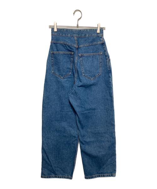 moussy（マウジー）moussy (マウジー) TUCK WIDE パンツ ブルー サイズ:1 未使用品の古着・服飾アイテム