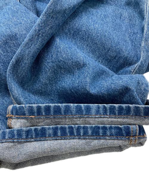 moussy（マウジー）moussy (マウジー) TUCK WIDE パンツ ブルー サイズ:1 未使用品の古着・服飾アイテム