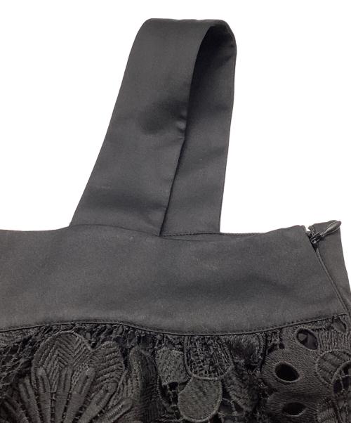 Sov.（ソブ）Sov. (ソブ) フラワーレースノースリーブワンピース ブラック サイズ:36の古着・服飾アイテム