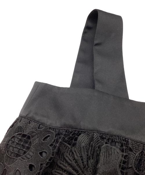 Sov.（ソブ）Sov. (ソブ) フラワーレースノースリーブワンピース ブラック サイズ:36の古着・服飾アイテム