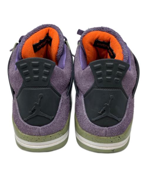 NIKE（ナイキ）NIKE (ナイキ) WMNS AIR JORDAN 4 RETRO パープル サイズ:27.5の古着・服飾アイテム