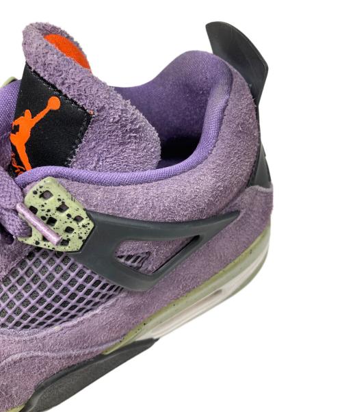 NIKE（ナイキ）NIKE (ナイキ) WMNS AIR JORDAN 4 RETRO パープル サイズ:27.5の古着・服飾アイテム