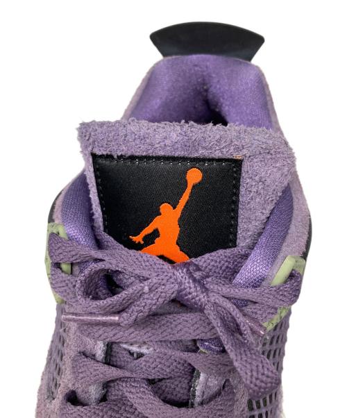 NIKE（ナイキ）NIKE (ナイキ) WMNS AIR JORDAN 4 RETRO パープル サイズ:27.5の古着・服飾アイテム