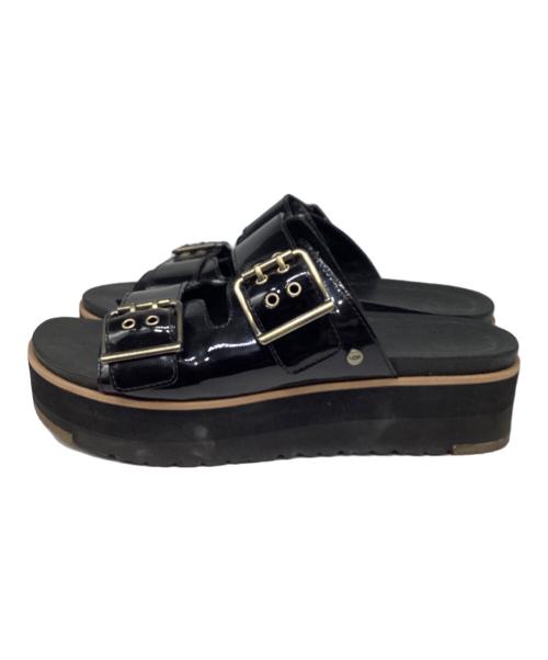 UGG（アグ）UGG (アグ) コンフォートサンダル ブラック サイズ:23.5の古着・服飾アイテム