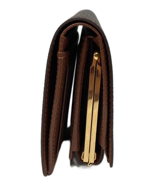 LOUIS VUITTON（ルイ ヴィトン）LOUIS VUITTON (ルイ ヴィトン) 2つ折り財布/ ポルトモネ・ビエ・ヴィエノワ ブラウンの古着・服飾アイテム