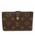 LOUIS VUITTON（ルイ ヴィトン）の古着「2つ折り財布/ ポルトモネ・ビエ・ヴィエノワ」｜ブラウン