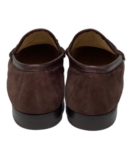 GUCCI（グッチ）GUCCI (グッチ) スウェードホースビットローファー ブラウン サイズ:6 1/2の古着・服飾アイテム