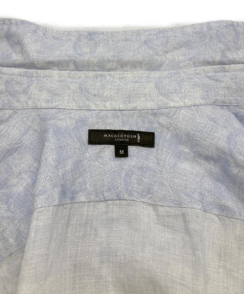MACKINTOSH LONDON（マッキントッシュ ロンドン）MACKINTOSH LONDON (マッキントッシュ ロンドン) リネンシャツ スカイブルー サイズ:Ｍの古着・服飾アイテム